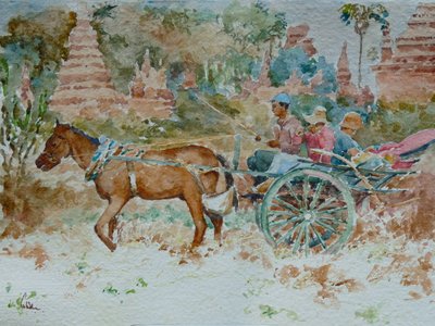 924 En tur rundt templene, Bagan av Wilson Clive