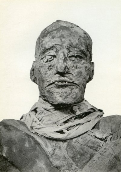 Leder for mumien til Rameses III, gammel egyptisk farao fra det 20. dynastiet, c1156 f.Kr. 1926 av Winifred Mabel Brunton