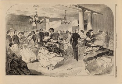 Et kadetthopp på West Point, fra Harper#39;s Weekly, 3. september 1859 av Winslow Homer