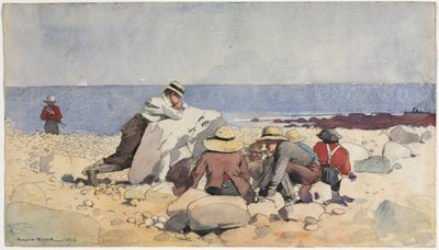 A Clam-Bake, 1873. av Winslow Homer