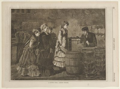 En landhandel - Veiing av Winslow Homer