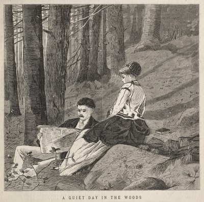 En rolig dag i skogen av Winslow Homer