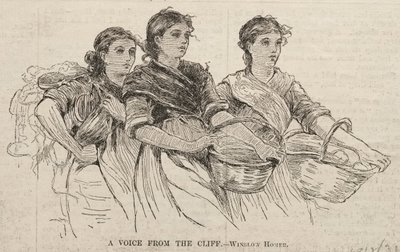 En stemme fra klippen. av Winslow Homer