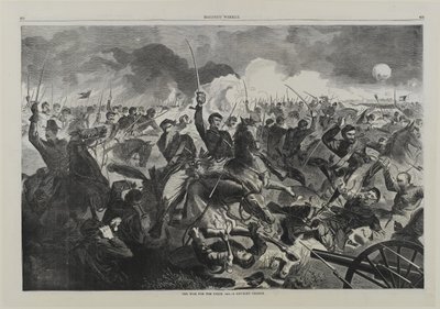 A War for the Union 1862 - A Cavalry Charge av Winslow Homer