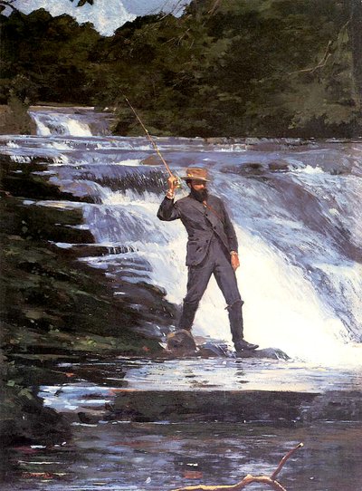 Angler, 1874 av Winslow Homer
