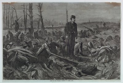 Army of the Potomac – sover på armene deres av Winslow Homer