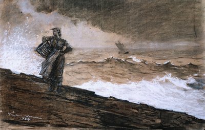 Ved høyhavet, 1884 av Winslow Homer