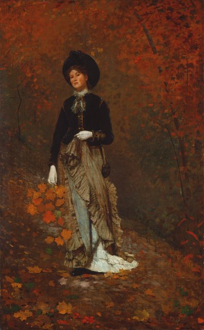 Høsten, 1877 av Winslow Homer