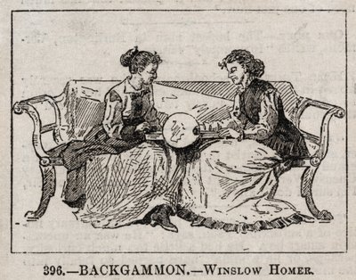 Backgammon. av Winslow Homer