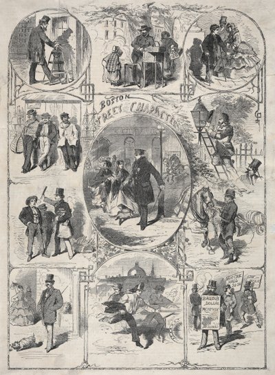 Boston Street Characters, 1859. av Winslow Homer