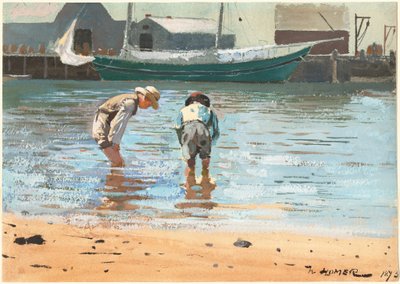 Gutter som vasser av Winslow Homer