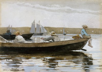 Gutter i en dory, 1873. av Winslow Homer