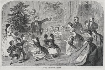 Jul -- Samling av Evergreens Juletreet av Winslow Homer