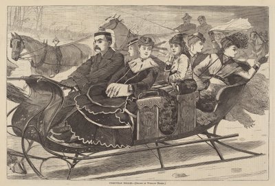 Christmas Belles, utgitt 1869. av Winslow Homer