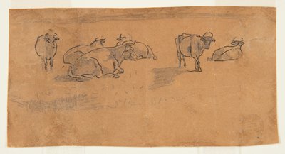 Kyr på beite av Winslow Homer