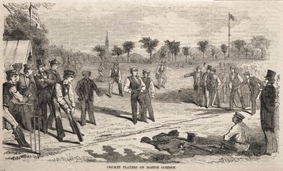 Cricketspillere på Boston Common, 1859. av Winslow Homer