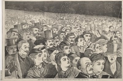 Fyrverkeri natten til den fjerde juli av Winslow Homer