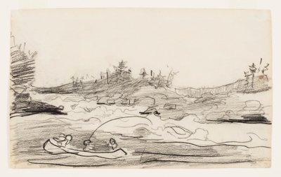 Fiskere i Rapids av Winslow Homer