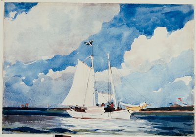 Fiskeskonner, Nassau, ca. 1898-99 av Winslow Homer