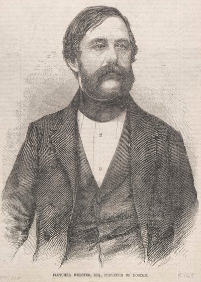 Fletcher Webster, Esq., Surveyor of Boston, 1859. av Winslow Homer