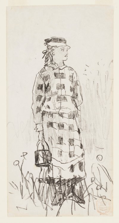 Jente med spann av Winslow Homer