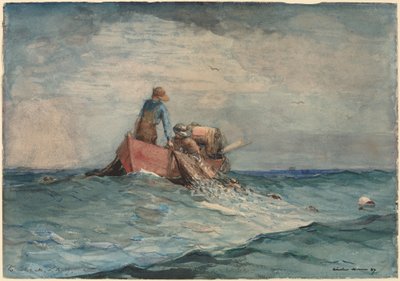 Haling i garnene av Winslow Homer
