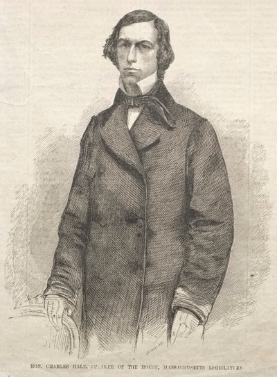 Hon. Charles Hale, Speaker of the House, Massachusetts Legislature, 1859. av Winslow Homer