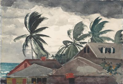 Orkanen, Bahamas, 1898. av Winslow Homer