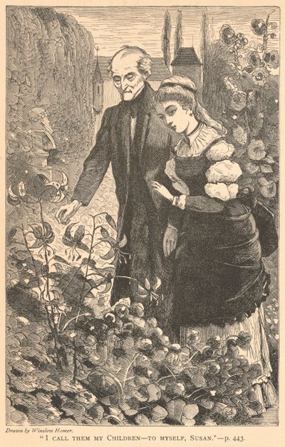 «Jeg kaller dem mine barn - for meg selv, Susan.» Fra The Galaxy, oktober 1869 av Winslow Homer