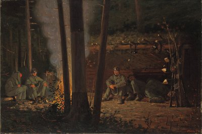 Foran Yorktown (olje på lerret) av Winslow Homer