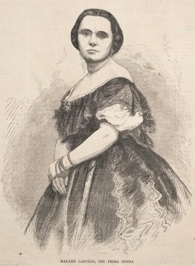 Madame Laborde, Prima Donna, 1859. av Winslow Homer