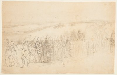 marsjerende infanterikolonne av Winslow Homer
