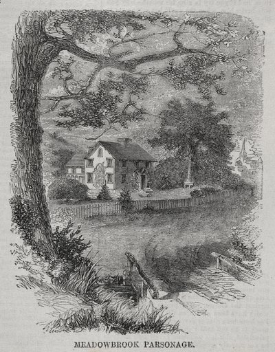Meadowbrook prestehus, 1860. av Winslow Homer