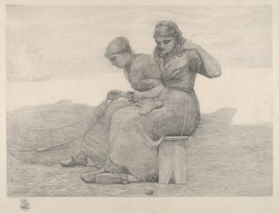 Reparasjon av nett av Winslow Homer