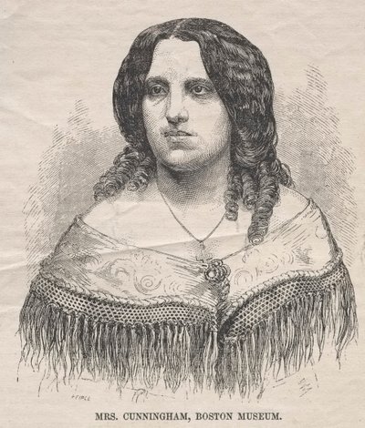 Mrs. Cunningham, Boston Museum, 1859. av Winslow Homer