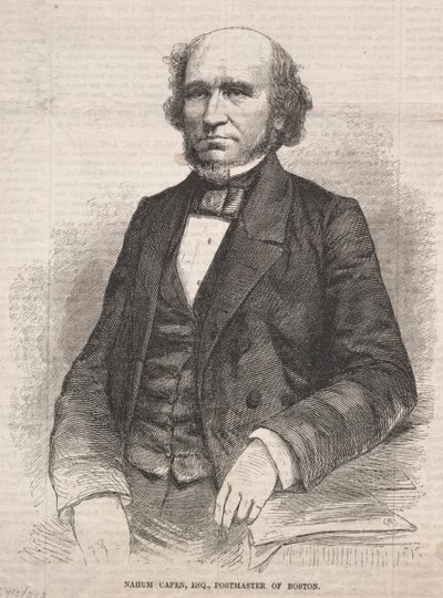Nahum Capen, Esq., postmester i Boston, 1859. av Winslow Homer