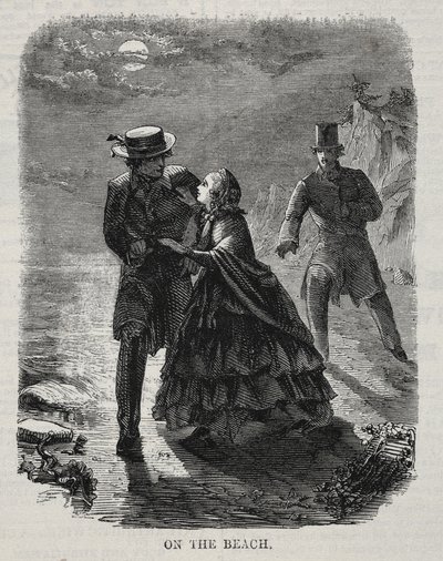 På stranden, 1860. av Winslow Homer