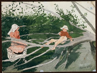 Ut på et lem av Winslow Homer