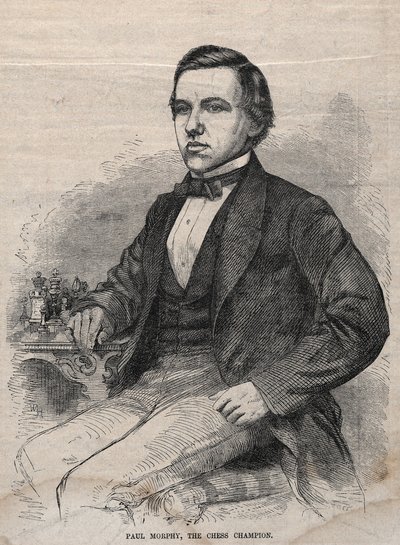 Paul Morphy, sjakkmesteren, 1859. av Winslow Homer