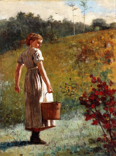 Tilbake fra våren, 1874 av Winslow Homer