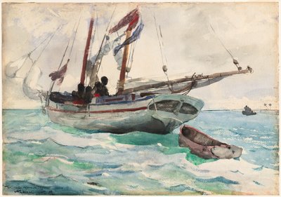 Skonnert - Nassau av Winslow Homer