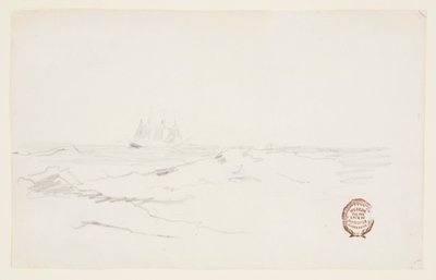 Skonnert nær en steinete kyst av Winslow Homer