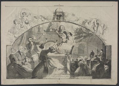 Å se det gamle året ut, 1861. av Winslow Homer
