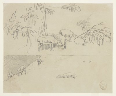 Sauer på beite av Winslow Homer