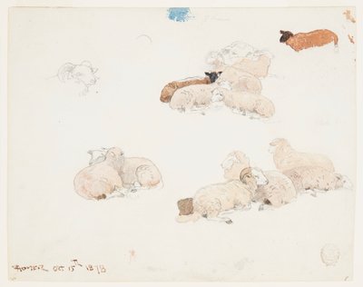 Sauer hviler av Winslow Homer