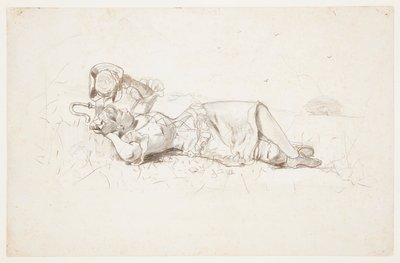Gjeterinne hviler av Winslow Homer