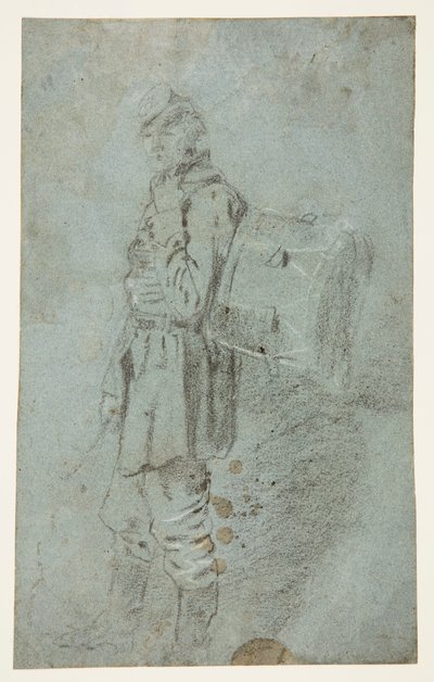 Sidevisning av en trommeslager av Winslow Homer