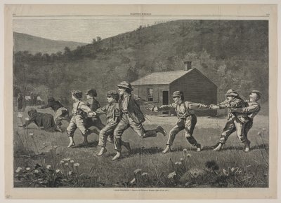 Snap-the-Whip, 1873. av Winslow Homer
