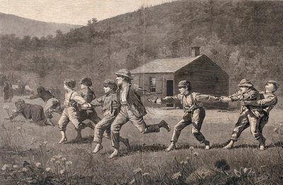 'Snap-the-Whip', 20. september 1873 av Winslow Homer