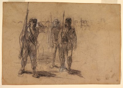 Soldater som borer av Winslow Homer